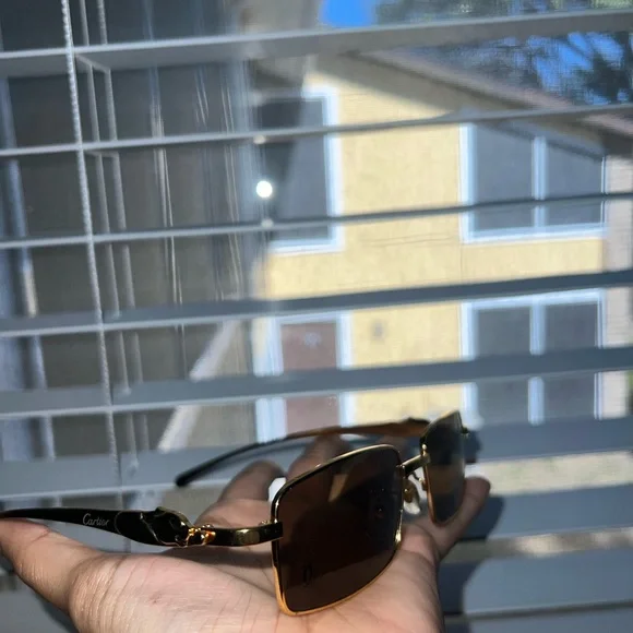 Cartier glasses,gold